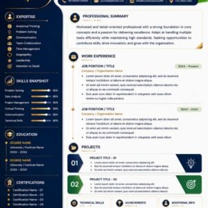 Royal Crown Professional Resume CV Template